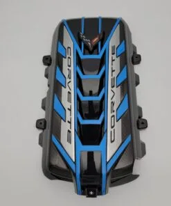 C8 Corvette Rapid Blue Premium Engine Cover